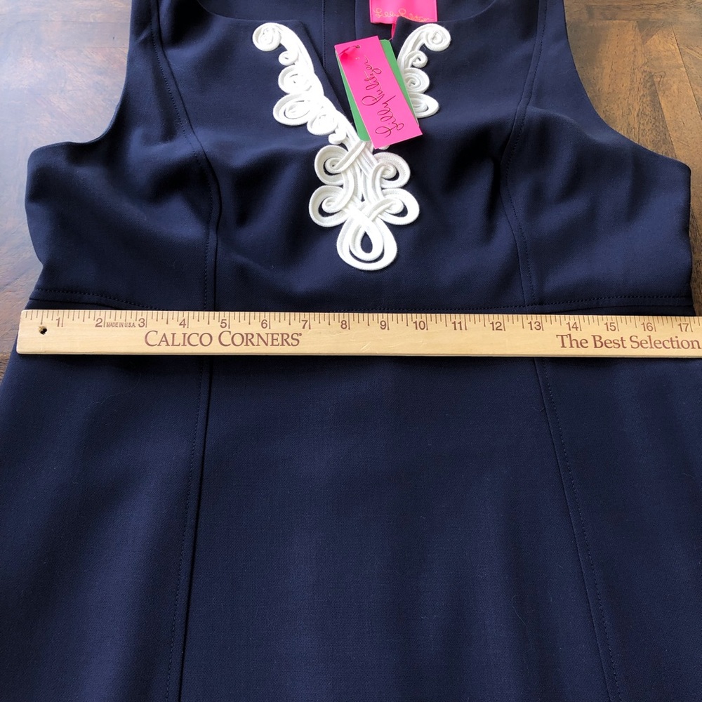 Lilly Pulitzer Trini Shift in True Navy New Size 10 - Picture 7 of 14